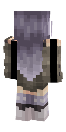 Black skin: body, back render