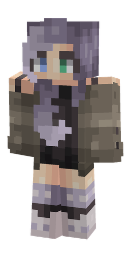 Black skin: body, front render