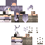 Black skin: raw texture render