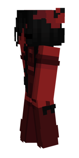 Black skin: body, left side render