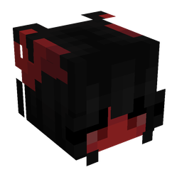 Black skin: head render