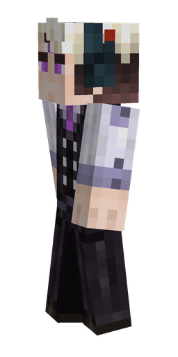 Black skin: body, left side render