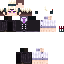 Black skin: raw texture render