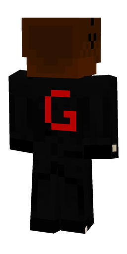 Black skin: body, back render