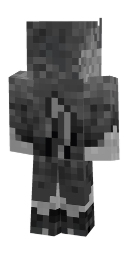 Black skin: body, back render