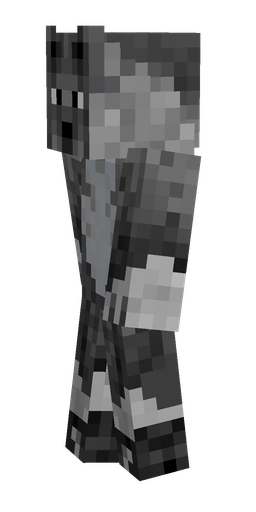 Black skin: body, left side render