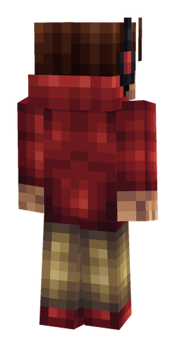 Brown skin: body, back render