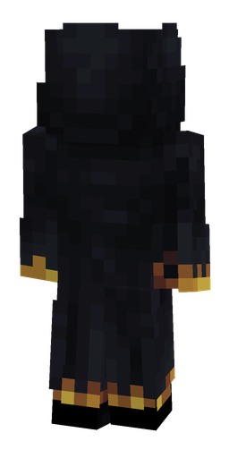 Black skin: body, back render