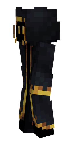 Black skin: body, left side render