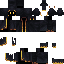 Black skin: raw texture render