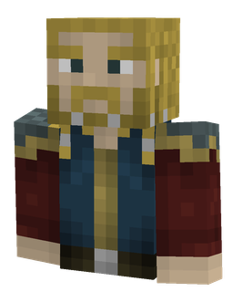 Blue skin: bust render