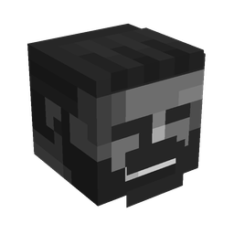Black skin: head render