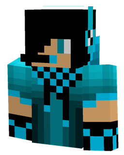 Black skin: bust render