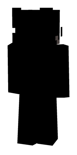 Black skin: body, back render