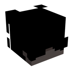 Black skin: head render