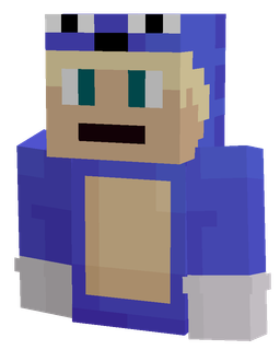 Blue skin: bust render
