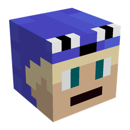Blue skin: head render