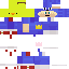 Blue skin: raw texture render
