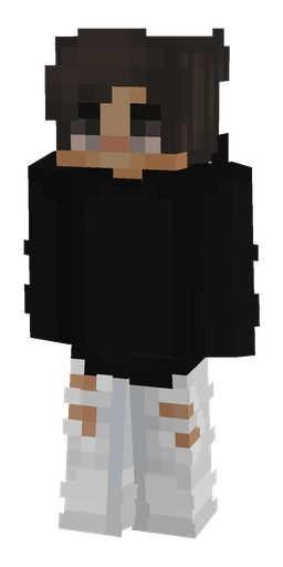 Black skin: body, front render