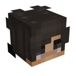 Black skin: head render