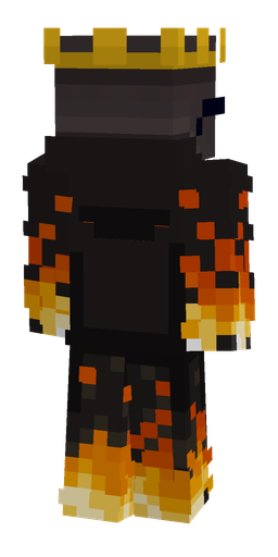 Black skin: body, back render