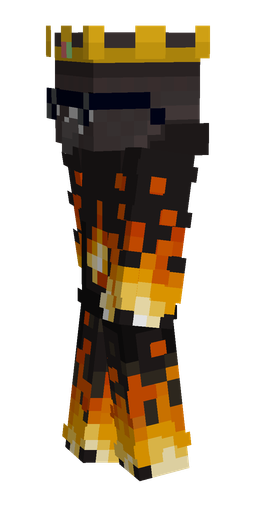 Black skin: body, left side render