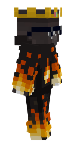 Black skin: body, right side render