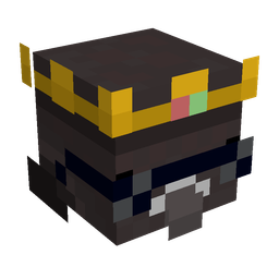 Black skin: head render