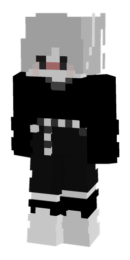 Black skin: body, front render
