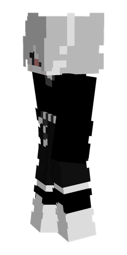 Black skin: body, left side render