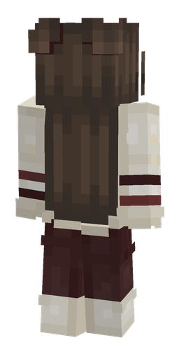 Brown skin: body, back render