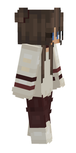 Brown skin: body, right side render