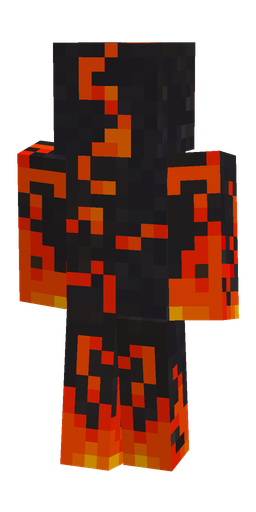 Black skin: body, back render