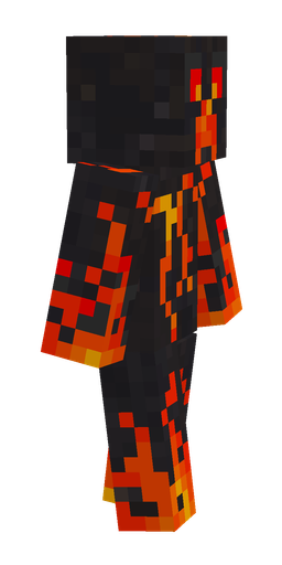 Black skin: body, right side render