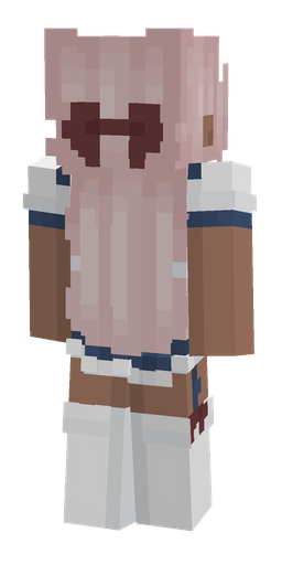 Orange skin: body, back render