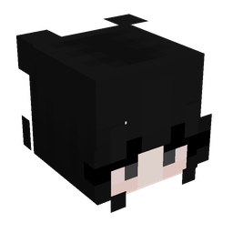 Black skin: head render