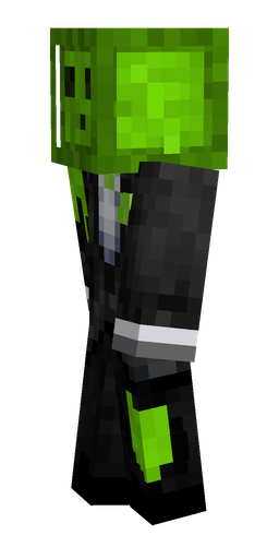 Black skin: body, left side render