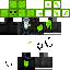 Black skin: raw texture render