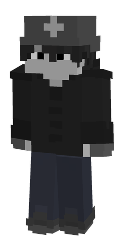 Black skin: body, front render