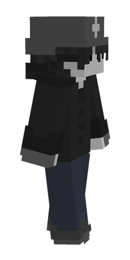 Black skin: body, right side render