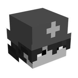 Black skin: head render