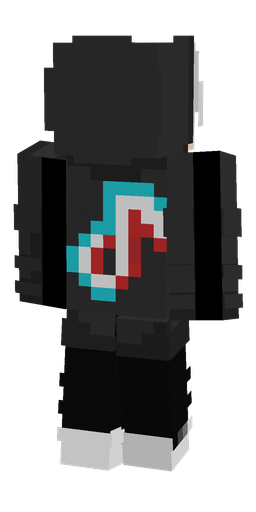 Black skin: body, back render