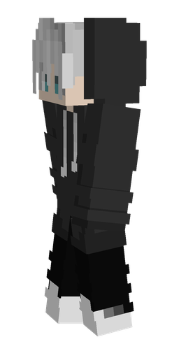 Black skin: body, left side render
