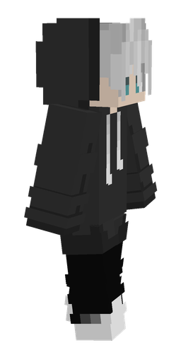 Black skin: body, right side render