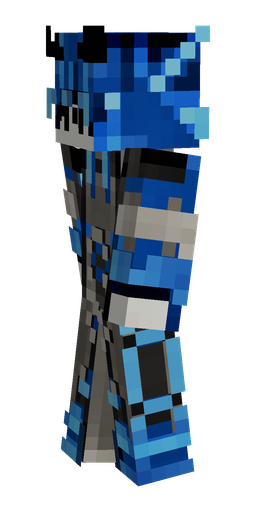 Black skin: body, left side render