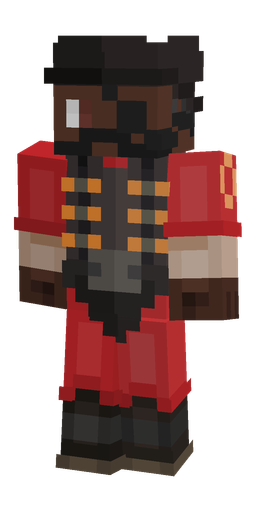 Black skin: body, front render