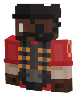 Black skin: bust render