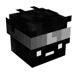 Black skin: head render