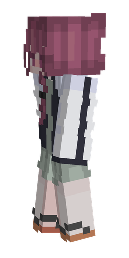 Black skin: body, left side render