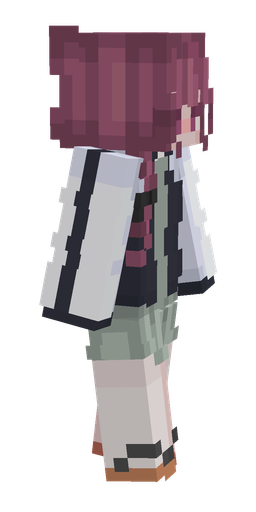 Black skin: body, right side render